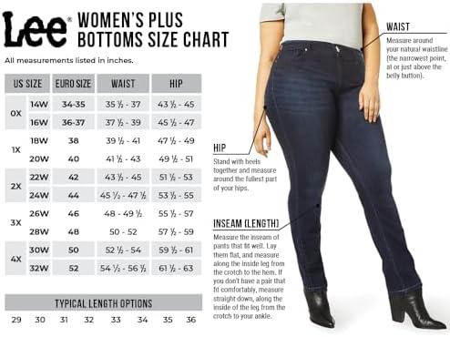 -55% off,Embrace Comfort and Style with Lee Women’s Plus Size Relaxed Fit Straight Leg Jean